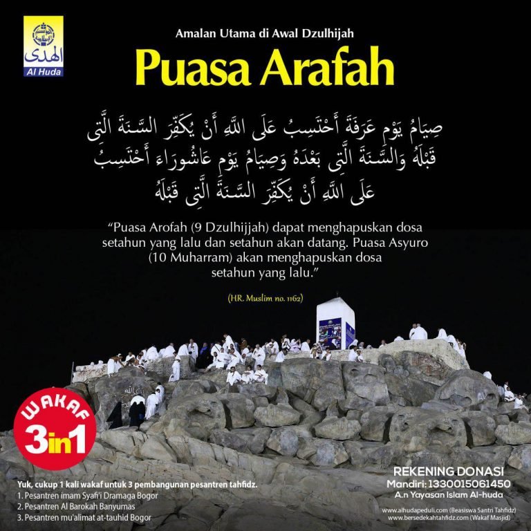 Puasa Arafah, Amalan Utama di Awal Dzulhijah ...