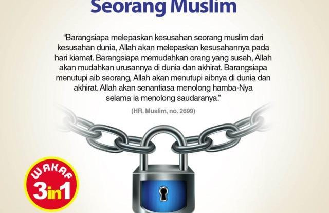 Melepaskan Kesusahan dan Menutupi Aib Seorang Muslim Al-Huda Peduli