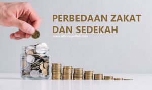 perbedaan zakat dan sedekah-alhudapeduli