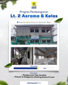 Gambar. Progres PTQ Al-Marhamah Sukuluyu - www.alhudapeduli.com